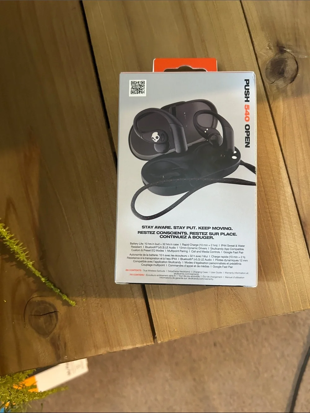Skullcandy Push 540 Open Earbuds - Black